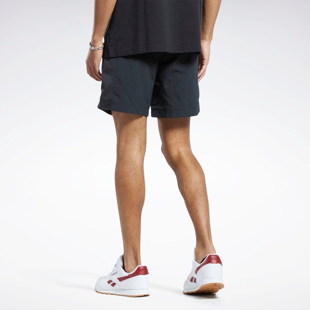 Reebok Classics Vector Shorts Mustat Mustat | SCRWTM-432