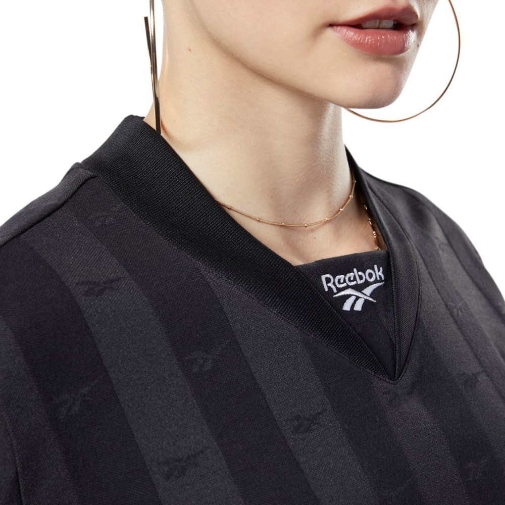 Reebok Classics Vector Tee Mustat | LUQWSV-203