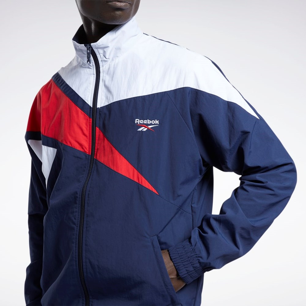 Reebok Classics Vector Track Jacket Laivastonsininen | PYIHDX-984