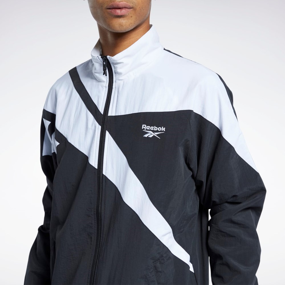 Reebok Classics Vector Track Jacket Mustat | CGNBHJ-397