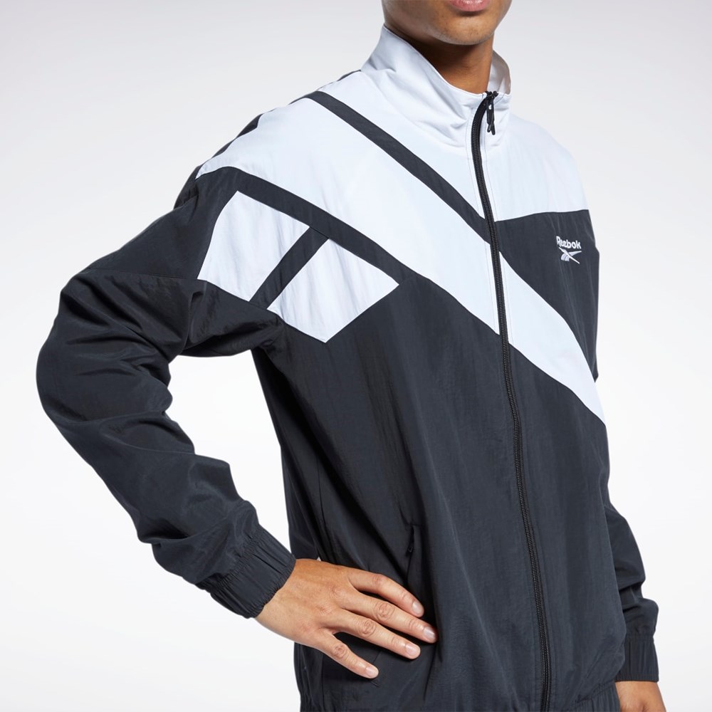 Reebok Classics Vector Track Jacket Mustat | CGNBHJ-397