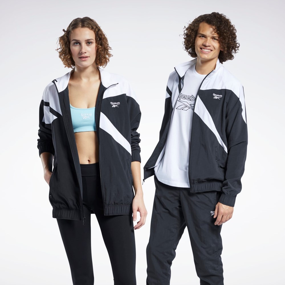 Reebok Classics Vector Track Jacket Mustat | CGNBHJ-397