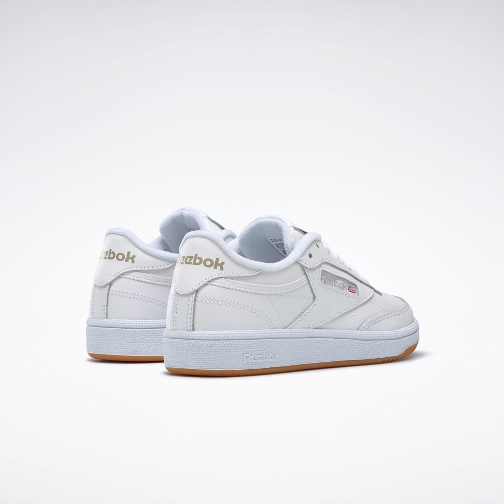 Reebok Club C 85 Shoes Valkoinen Vaaleanharmaat | AXGEUW-528
