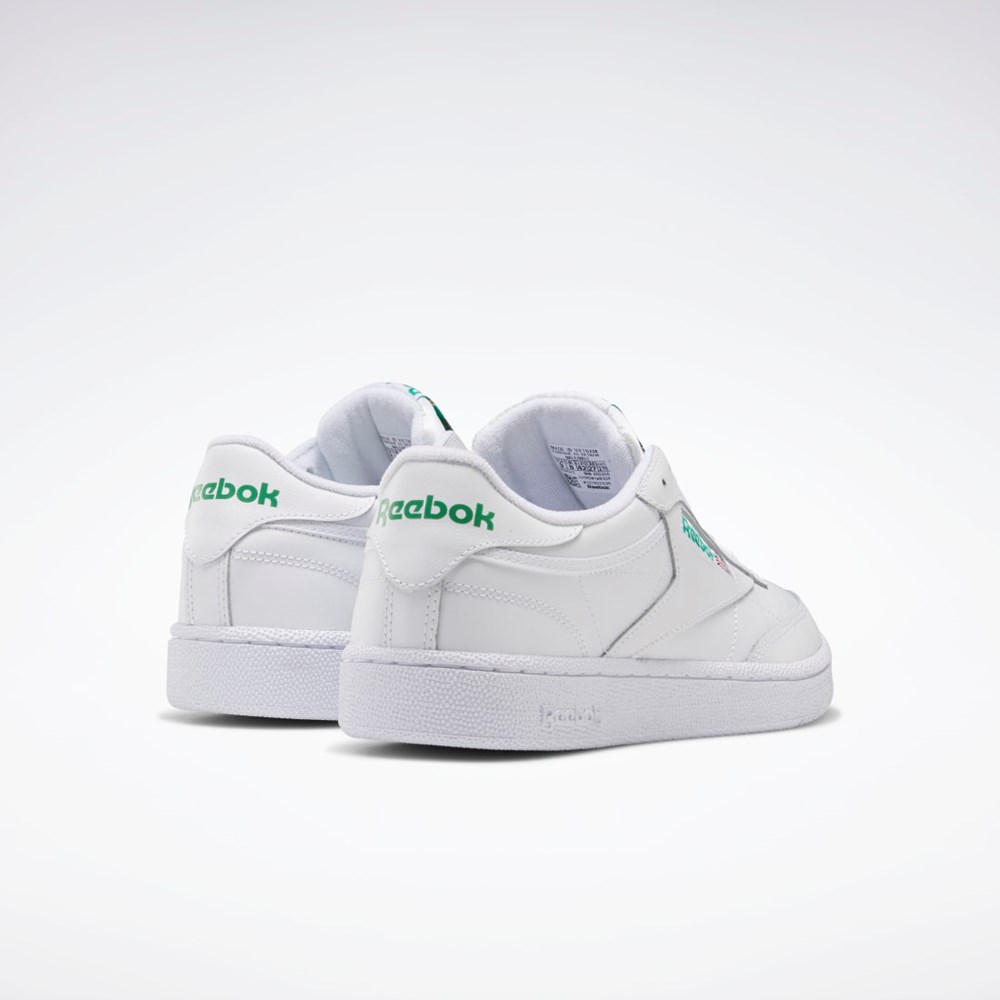 Reebok Club C 85 Shoes Valkoinen Vihreä | LBKJXG-518