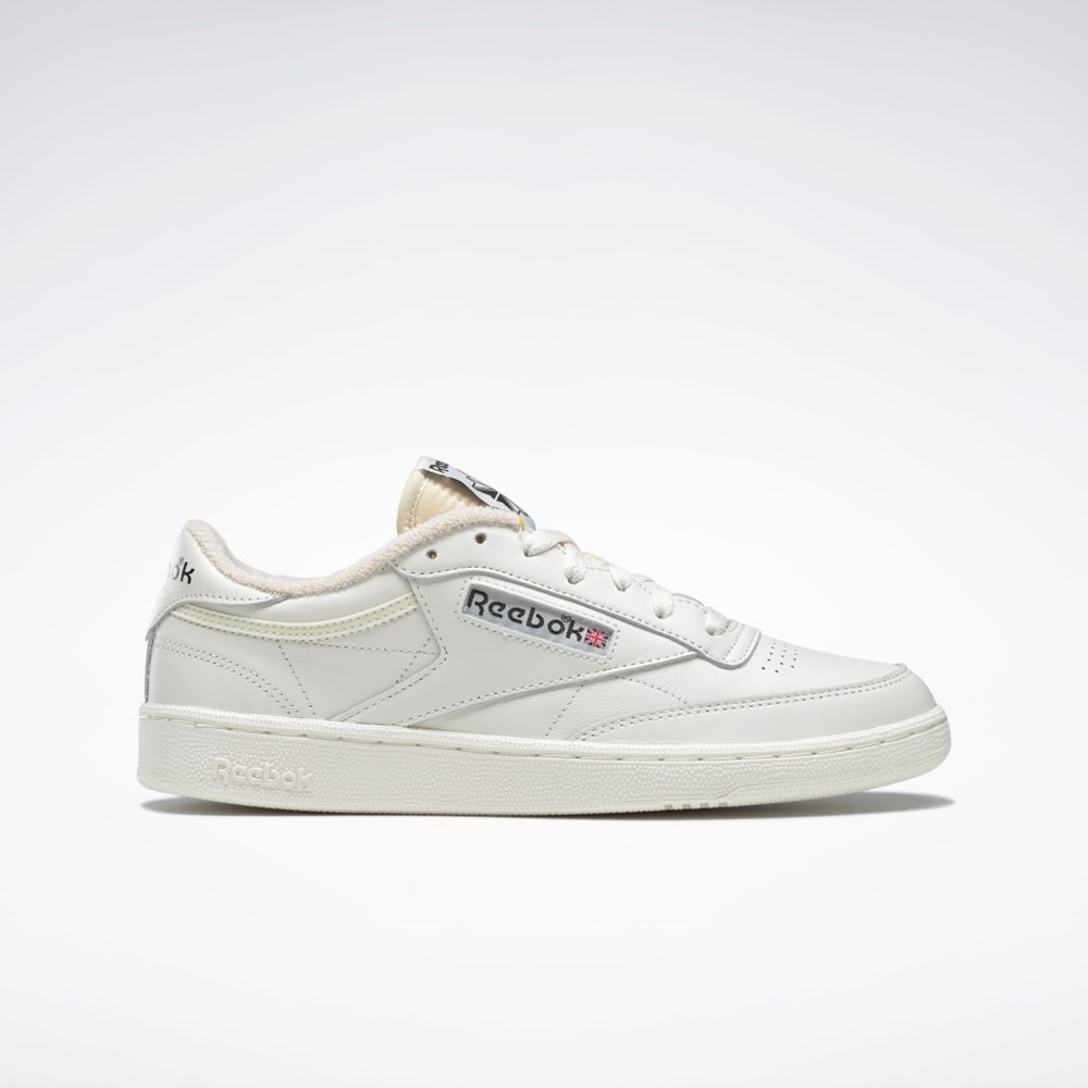 Reebok Club C 85 Vintage Shoes Mustat | ZHOIED-978