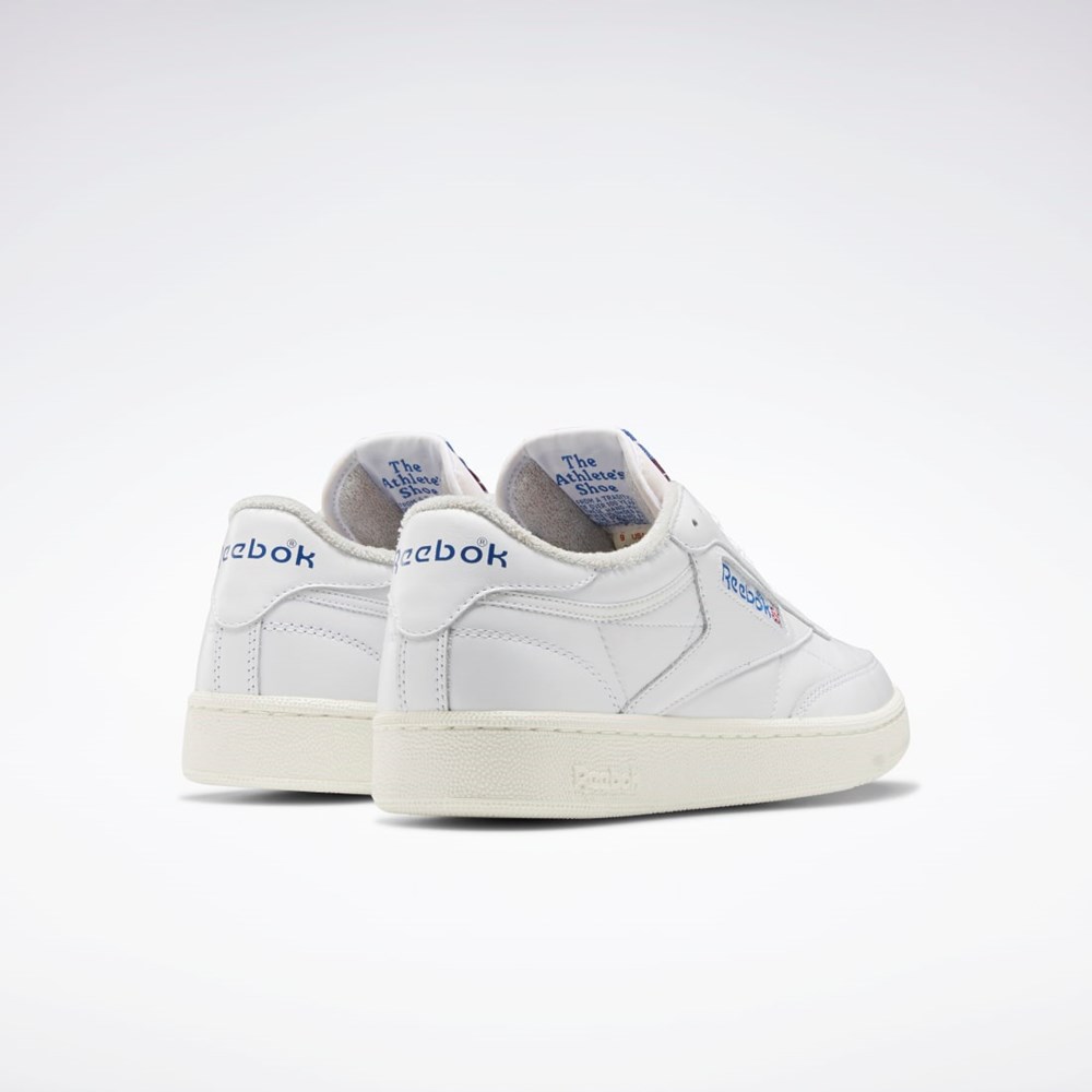 Reebok Club C 85 Vintage Shoes Valkoinen Sininen | YNRPQA-219