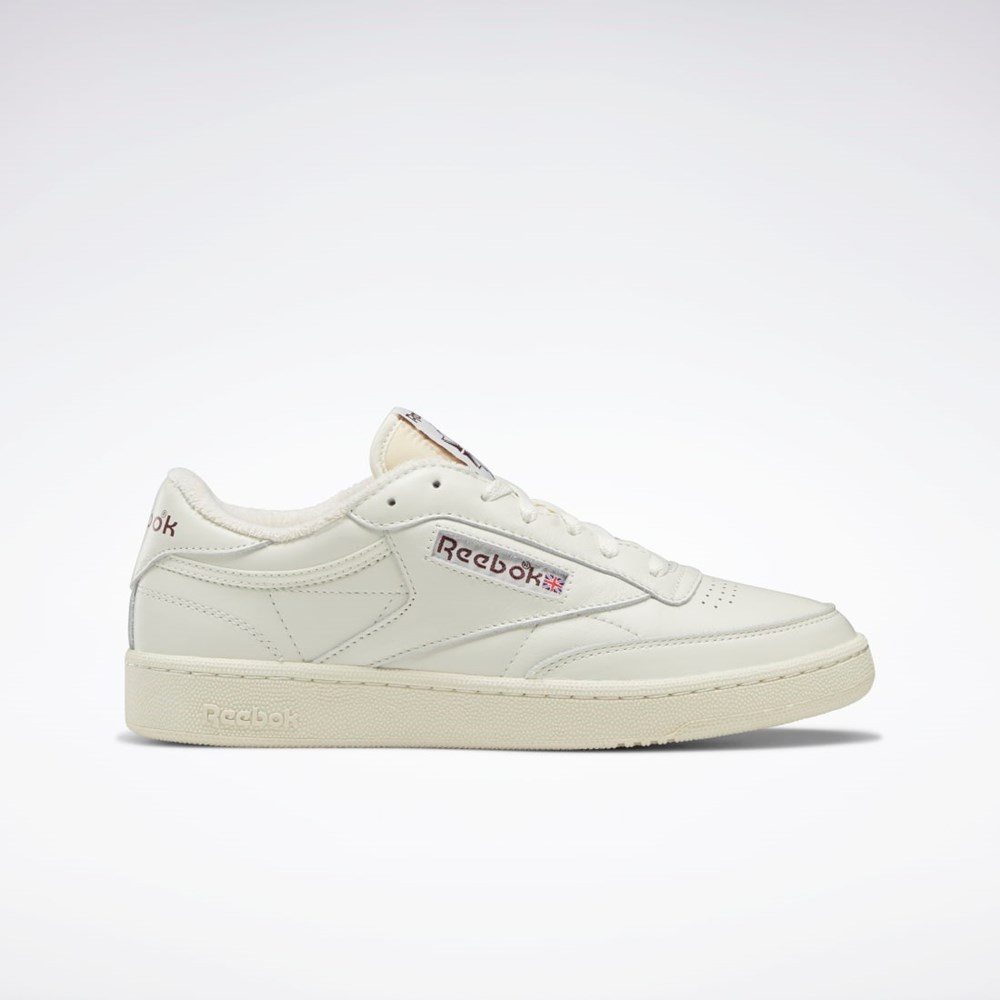 Reebok Club C 85 Vintage Shoes Viininpunainen | ZQEBPX-542