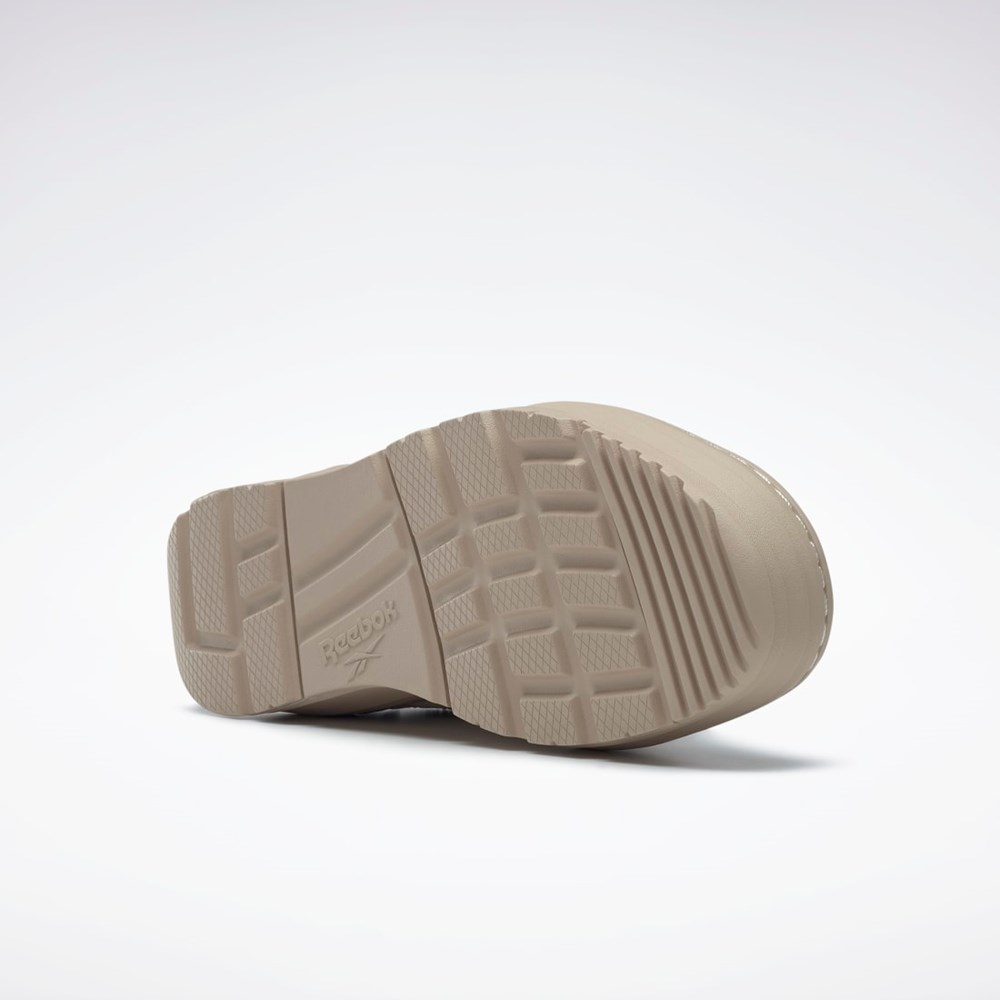 Reebok Club C Double GEO Shoes Beige | MRWEVQ-097