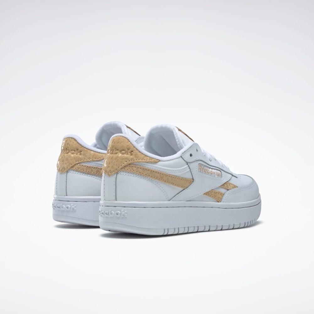 Reebok Club C Double Revenge Shoes Valkoinen Valkoinen | RIEPHQ-915