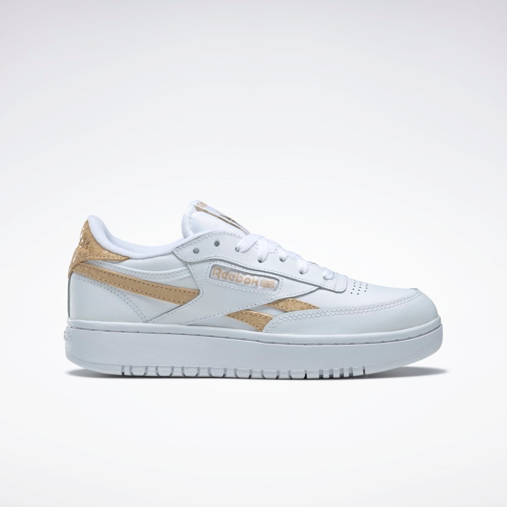 Reebok Club C Double Revenge Shoes Valkoinen Valkoinen | RIEPHQ-915