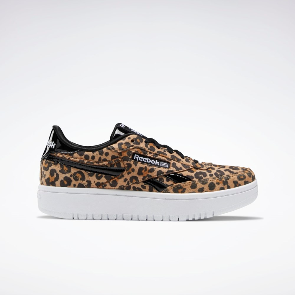 Reebok Club C Double Shoes - Grade School Mustat | DUCHNA-251