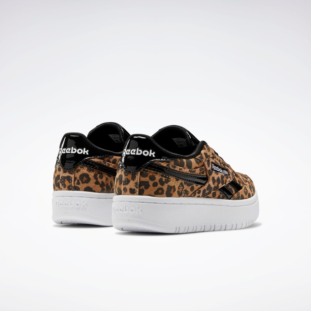 Reebok Club C Double Shoes - Preschool Mustat | AGHNFP-428