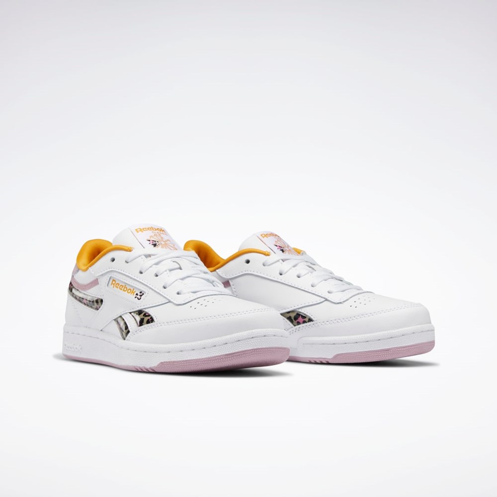 Reebok Club C Revenge Shoes - Grade School Valkoinen | UOGXCS-145