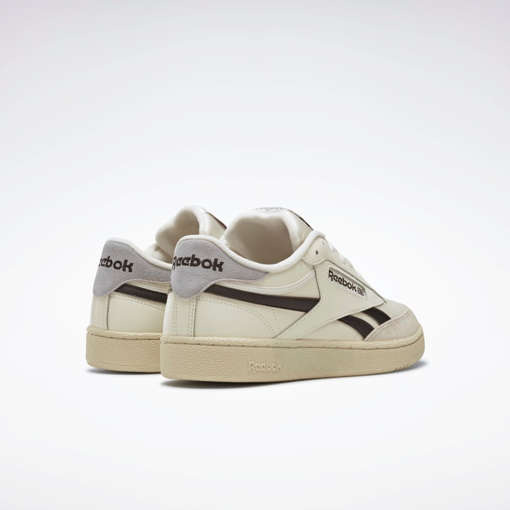 Reebok Club C Revenge Shoes Mustat Harmaat | CWUJGO-521