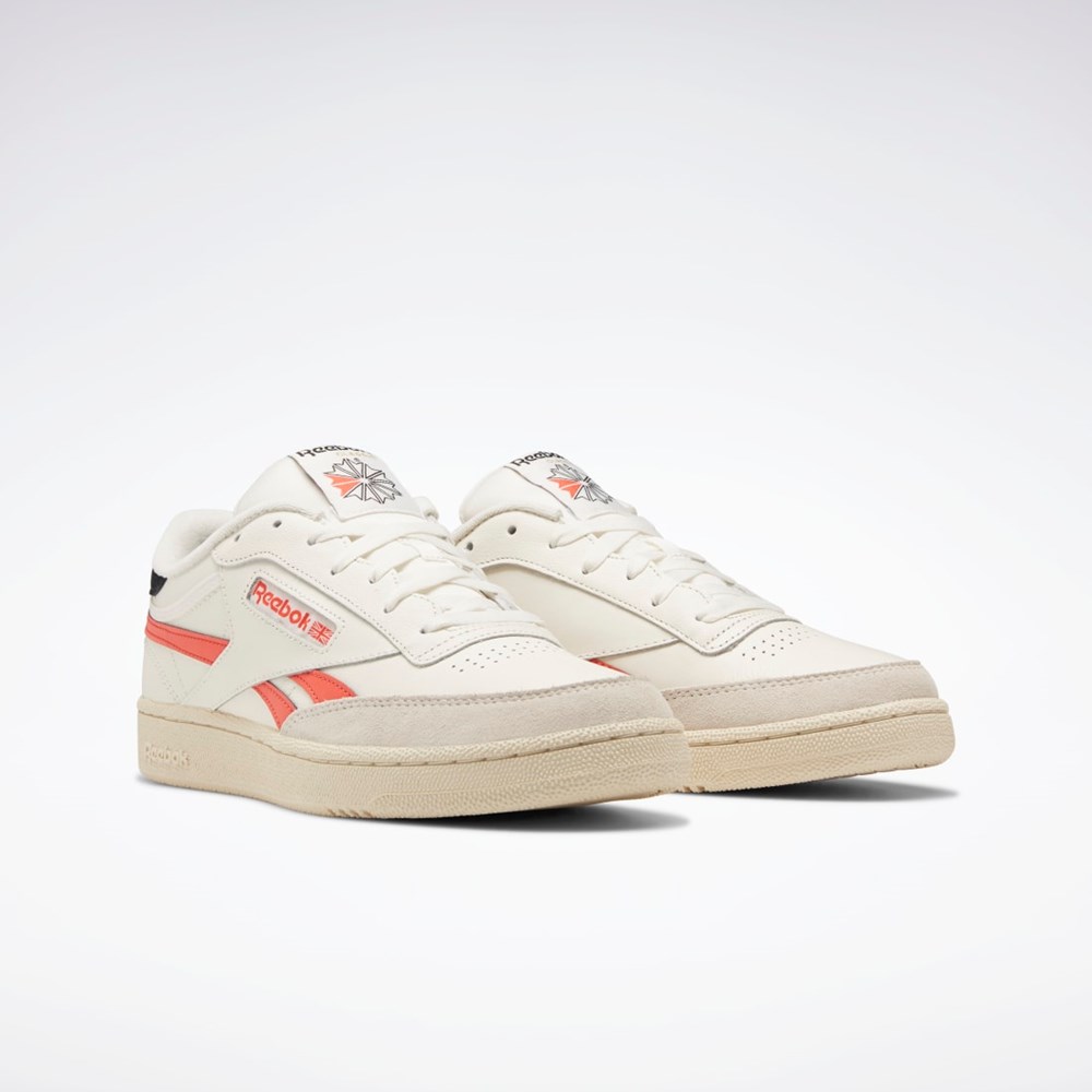 Reebok Club C Revenge Shoes Oranssi Mustat | WABLCH-201