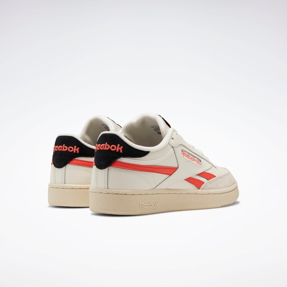 Reebok Club C Revenge Shoes Oranssi Mustat | WABLCH-201