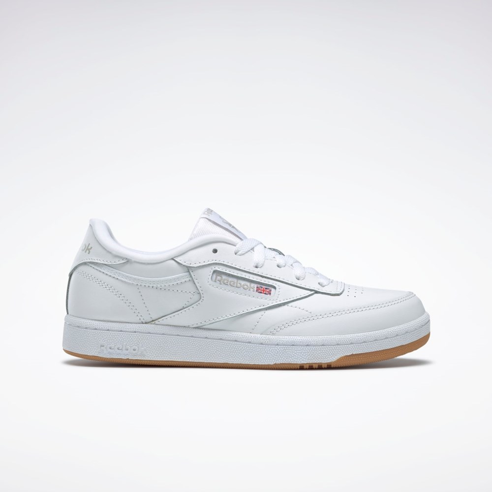 Reebok Club C Shoes - Grade School Valkoinen | YEHCVI-182
