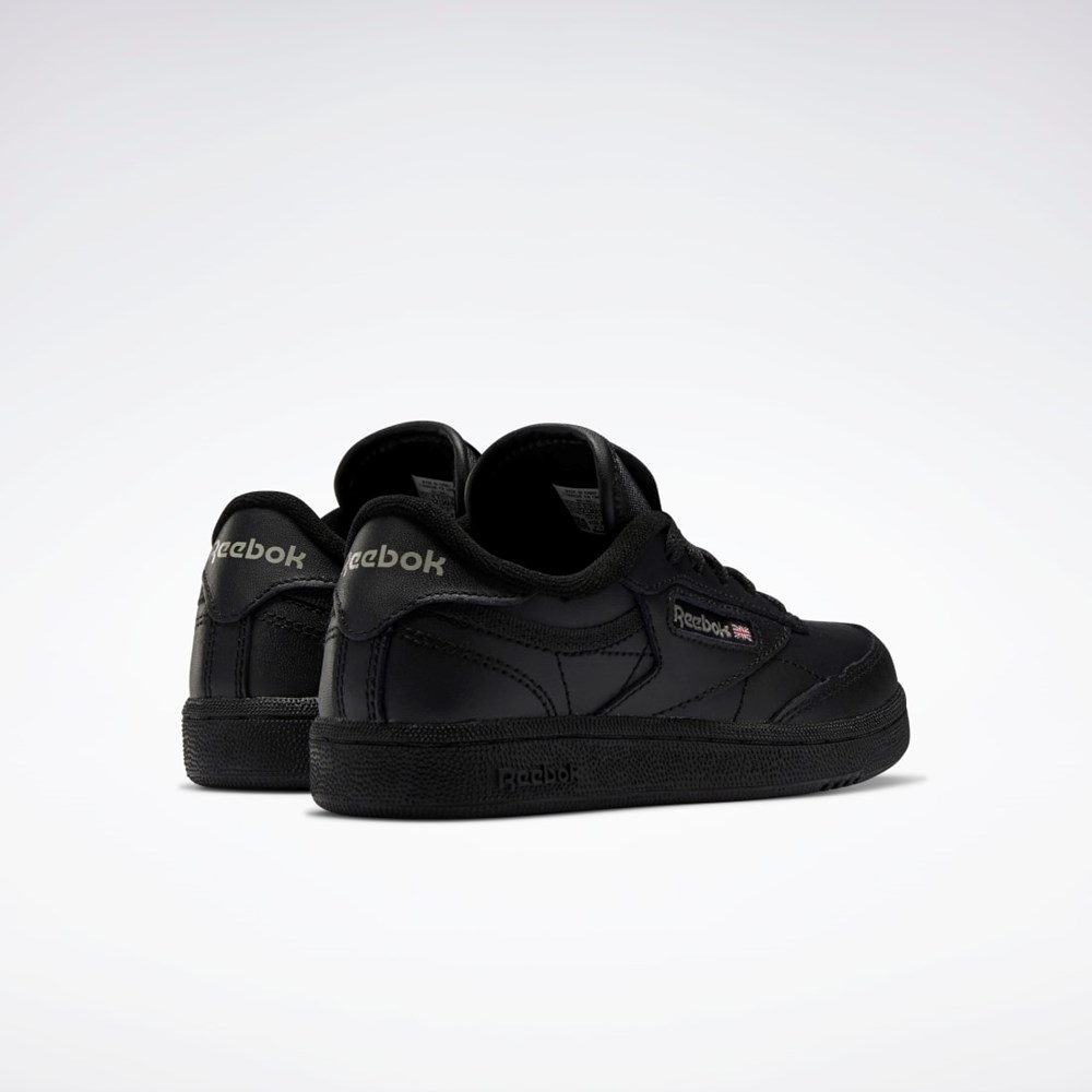 Reebok Club C Shoes - Preschool Mustat | OHTSUI-218