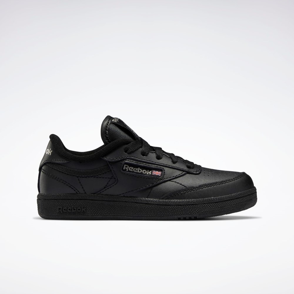 Reebok Club C Shoes - Preschool Mustat | OHTSUI-218