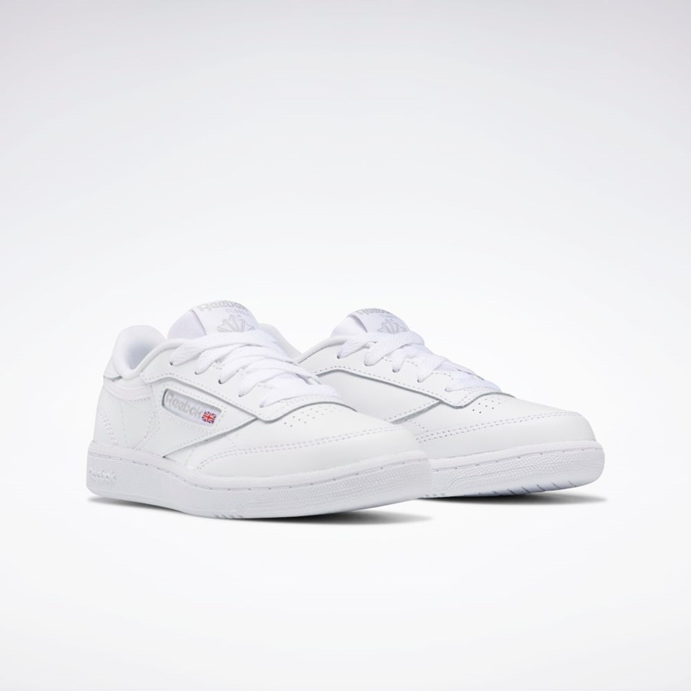 Reebok Club C Shoes - Preschool Valkoinen Harmaat | DCYOQK-624
