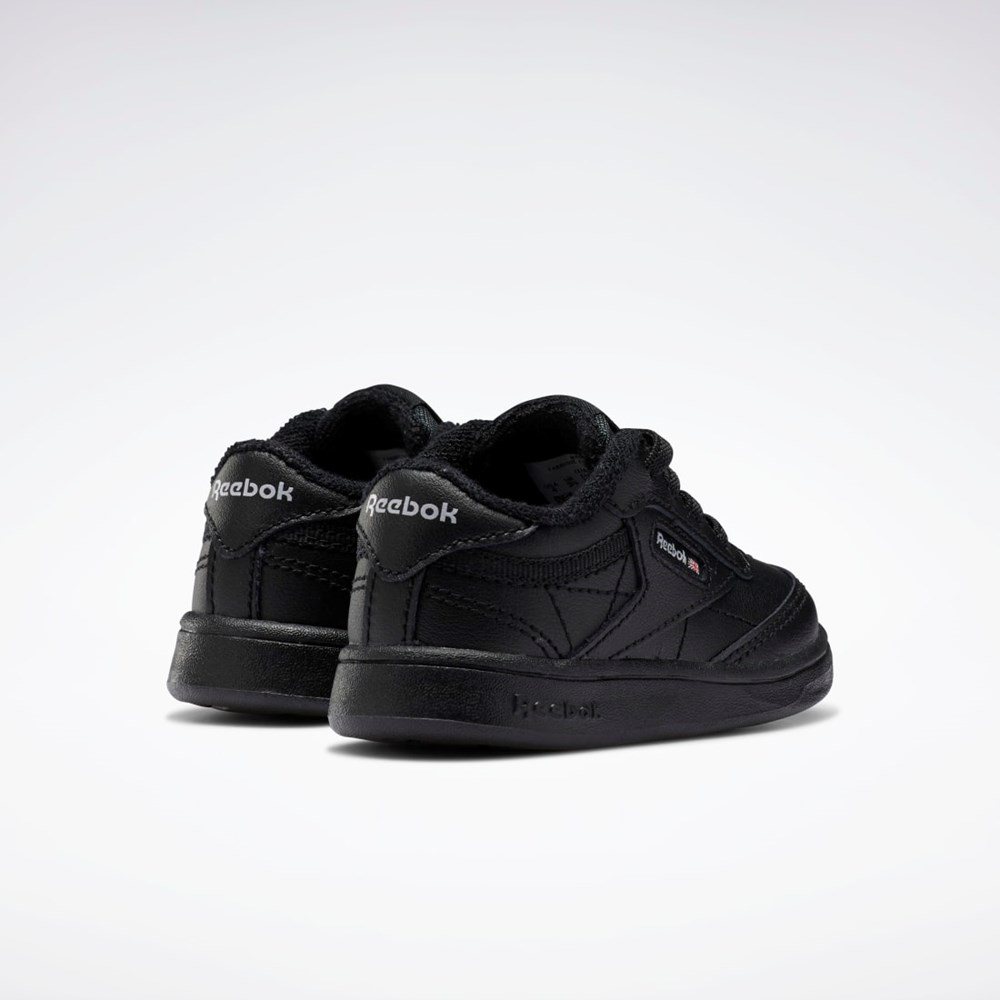 Reebok Club C Shoes - Toddler Mustat Mustat Mustat | VWTJIG-875