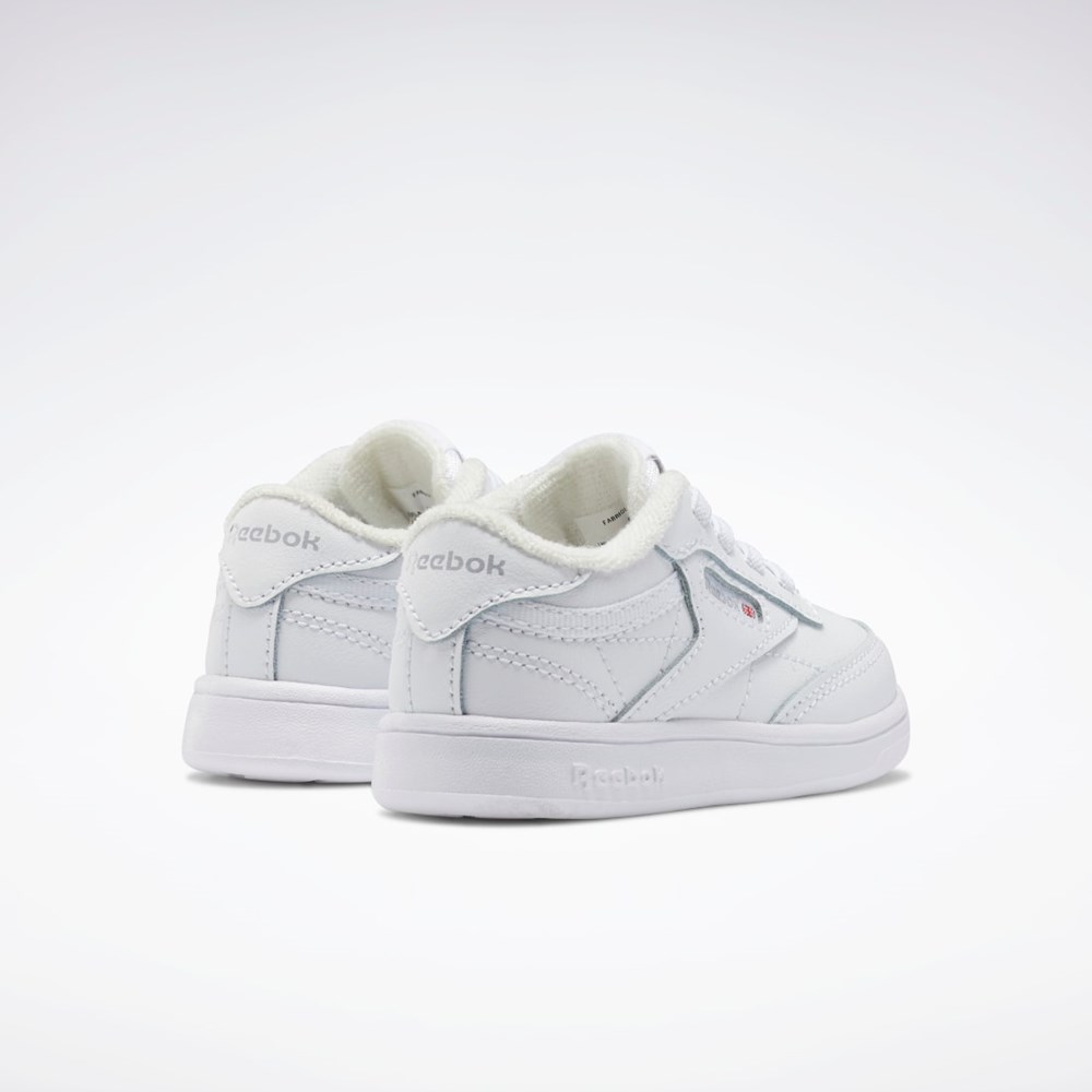 Reebok Club C Shoes - Toddler Valkoinen Valkoinen Valkoinen | BXTFHY-376