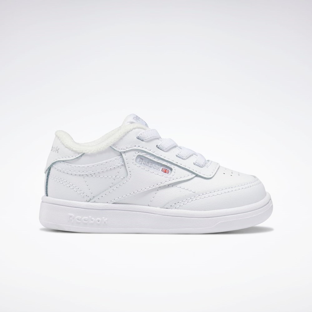 Reebok Club C Shoes - Toddler Valkoinen Valkoinen Valkoinen | BXTFHY-376