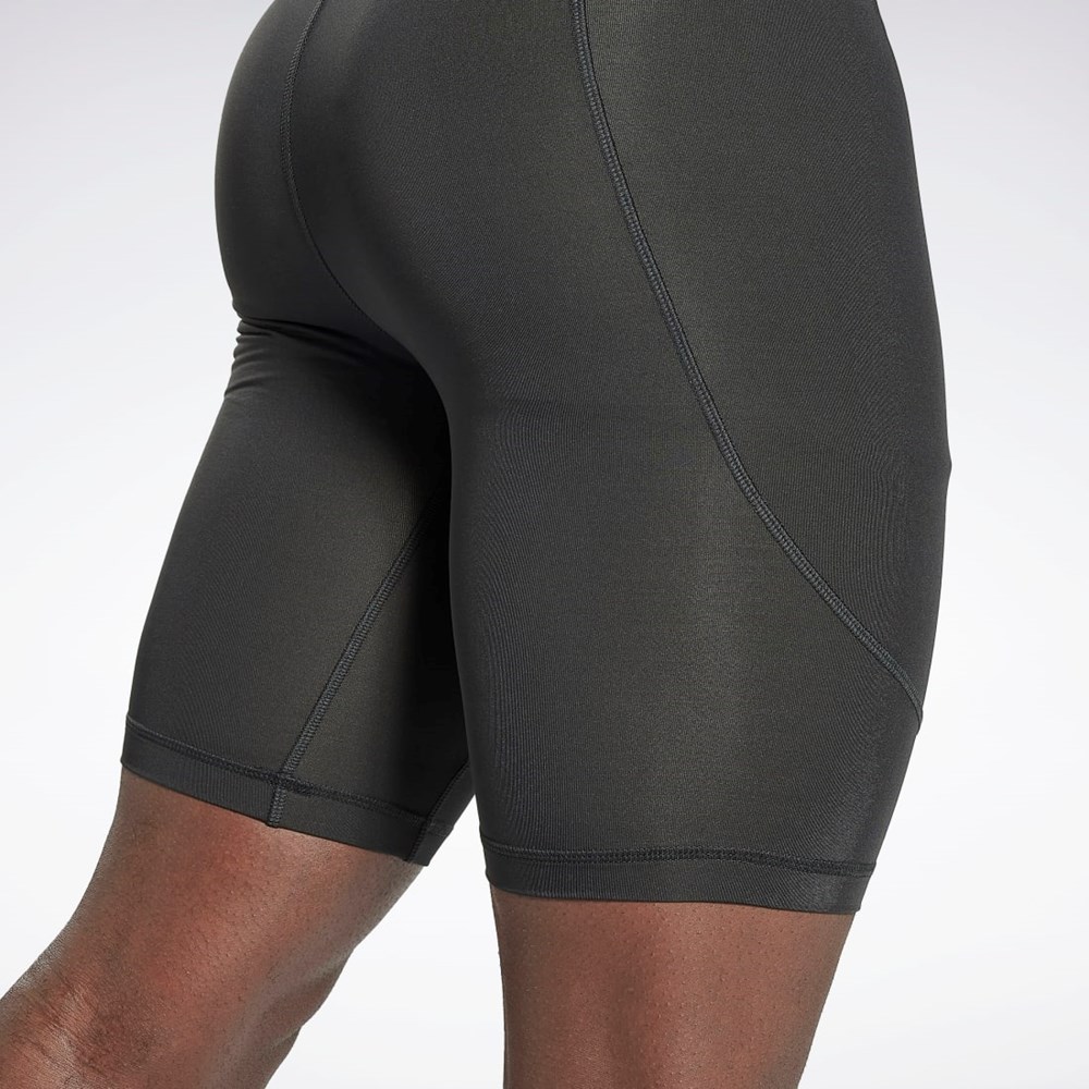 Reebok Compression Briefs Mustat | JLNBGU-234