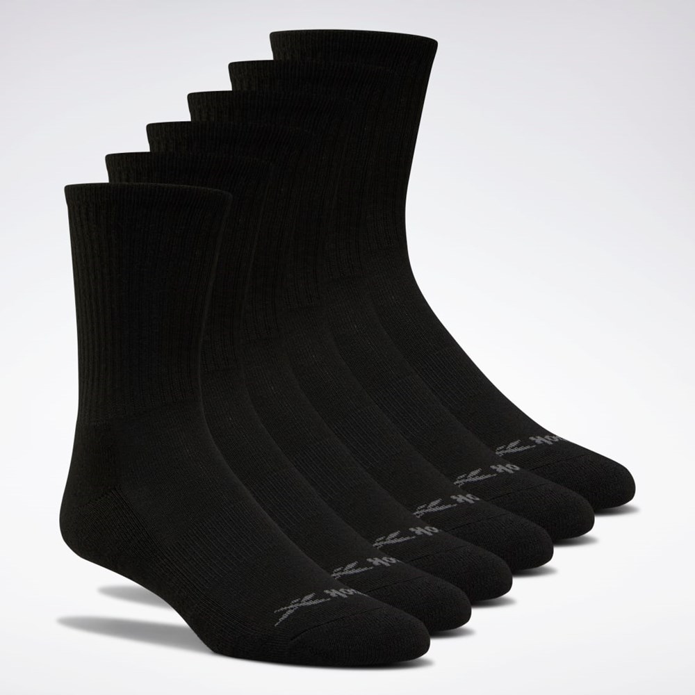 Reebok Crew Basic Delta Socks Six Pack Multi | QBXVTO-230