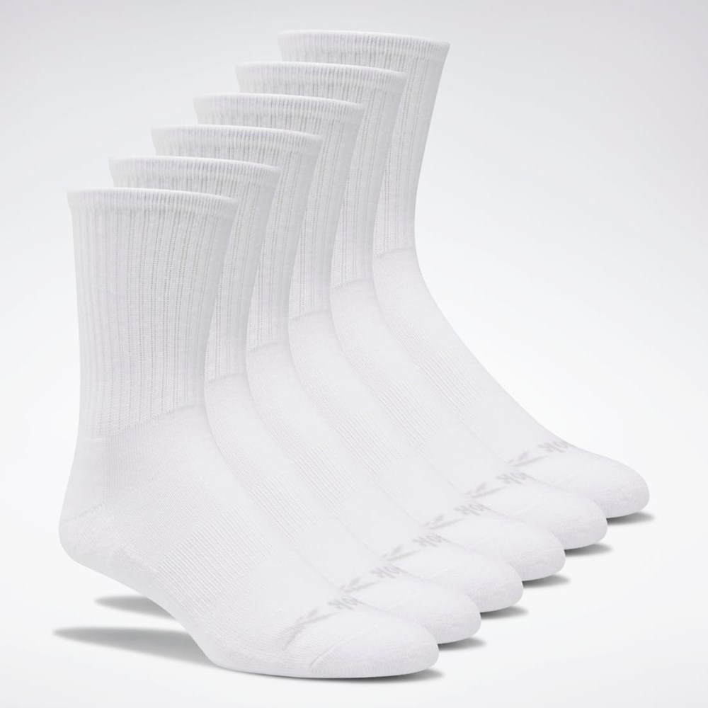 Reebok Crew Basic Delta Socks Six Pack Multi | UHPWSI-591