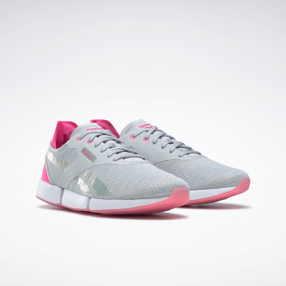 Reebok DailyFit DMX 2 Shoes Harmaat Pinkki Valkoinen | NXQHCA-548