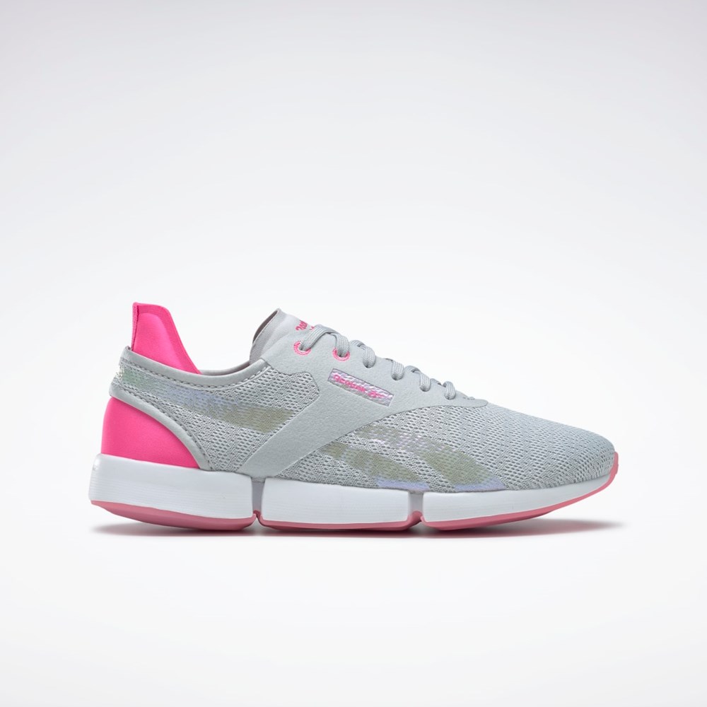 Reebok DailyFit DMX 2 Shoes Harmaat Pinkki Valkoinen | NXQHCA-548