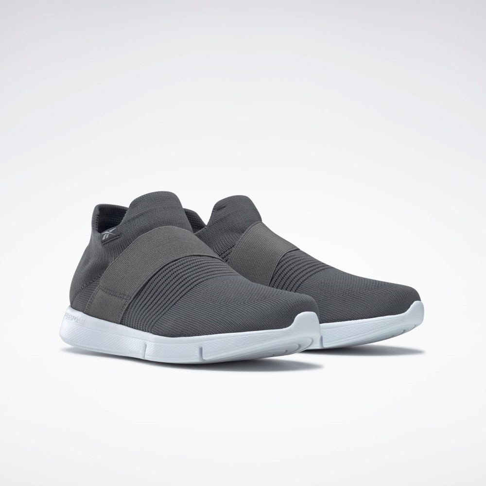 Reebok DayStart Onlux Slip-On Shoes Harmaat Valkoinen Harmaat | GBDKJN-597