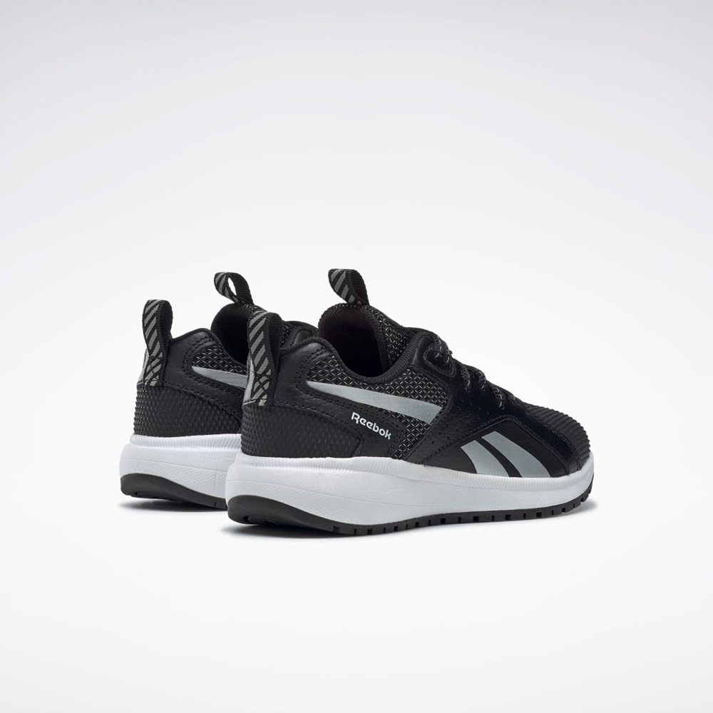 Reebok Durable XT Shoes - Preschool Mustat Hopea Valkoinen | XVTDFZ-612