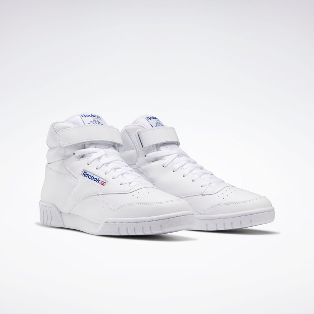 Reebok EX-O-FIT Hi Shoes Valkoinen | TUIEXW-398