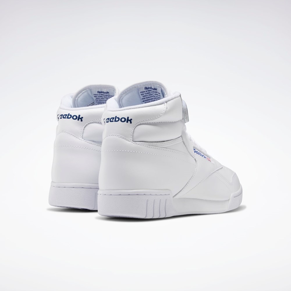 Reebok EX-O-FIT Hi Shoes Valkoinen | TUIEXW-398