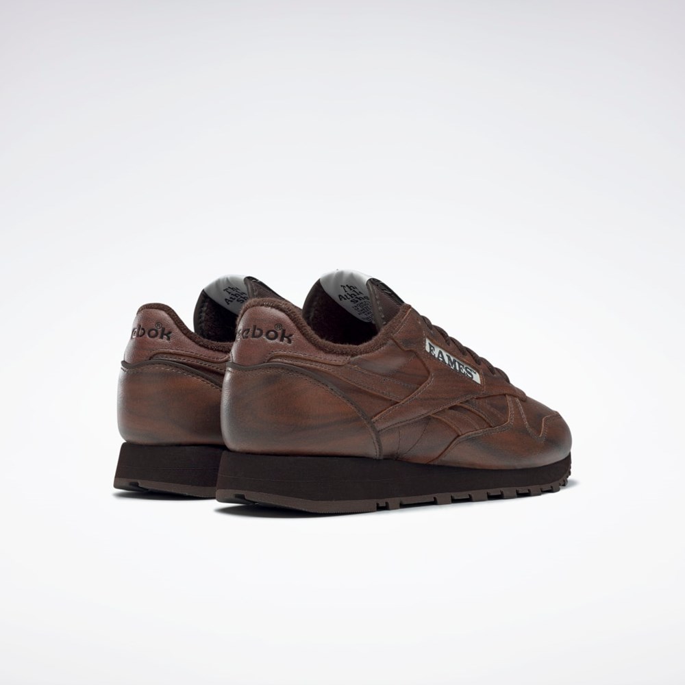 Reebok Eames Classic Leather Shoes Tummanruskea Tummanruskea Tummanruskea | XYCIQT-413
