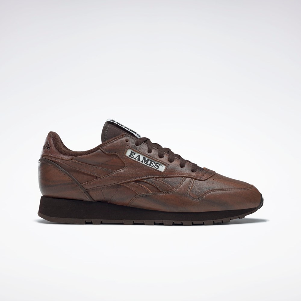 Reebok Eames Classic Leather Shoes Tummanruskea Tummanruskea Tummanruskea | XYCIQT-413