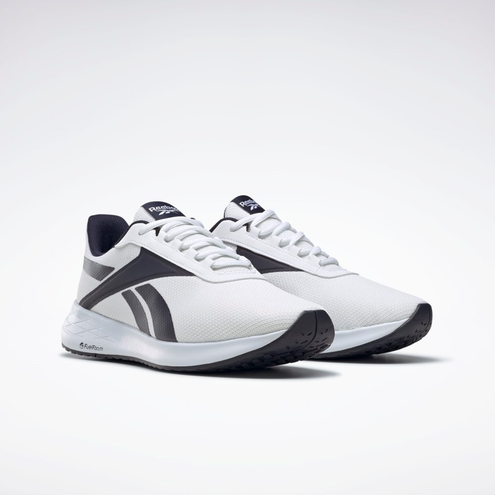 Reebok Energen Plus Koulutus Shoes Valkoinen Laivastonsininen Harmaat | UOXSLF-947