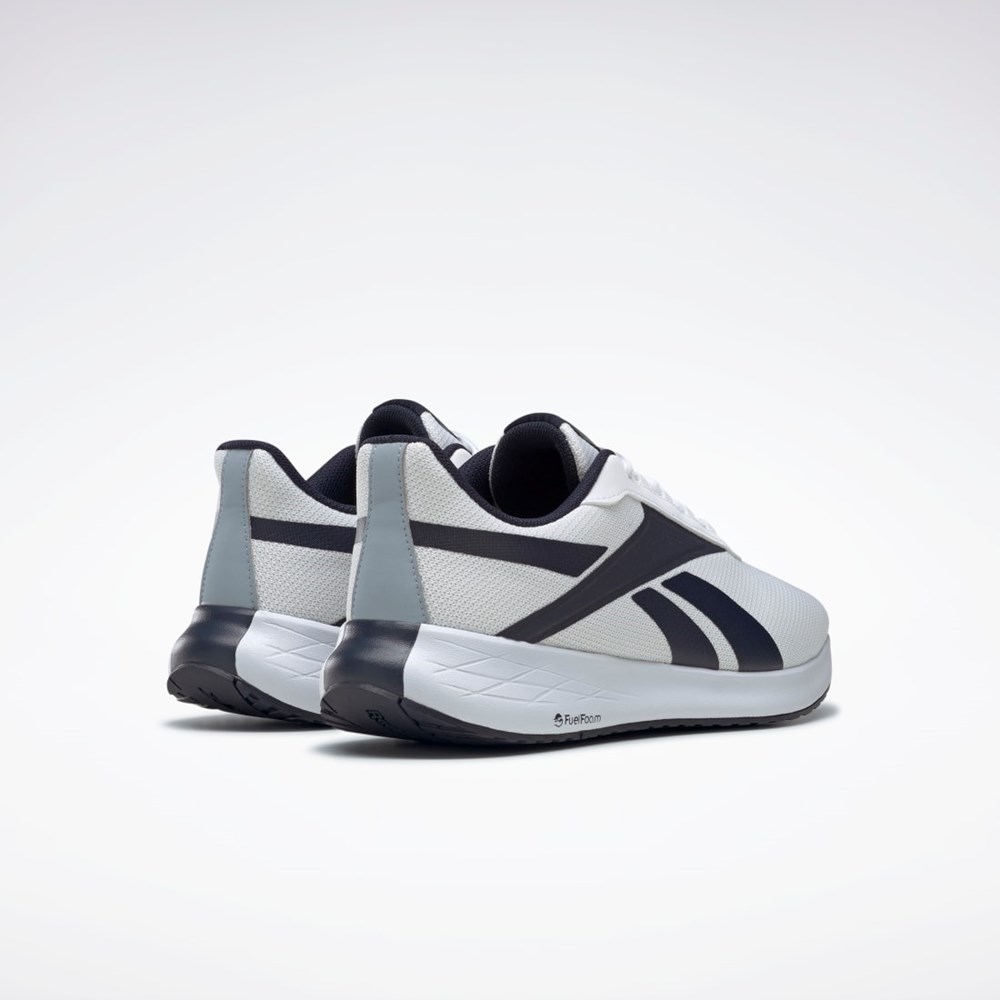 Reebok Energen Plus Koulutus Shoes Valkoinen Laivastonsininen Harmaat | UOXSLF-947