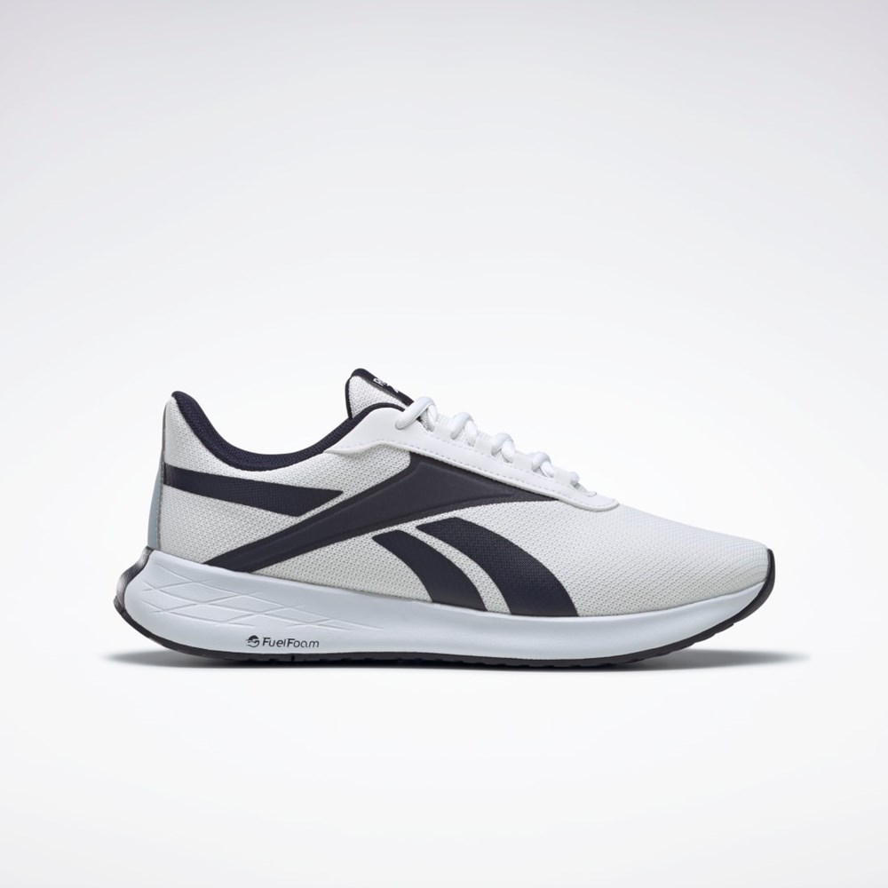 Reebok Energen Plus Koulutus Shoes Valkoinen Laivastonsininen Harmaat | UOXSLF-947