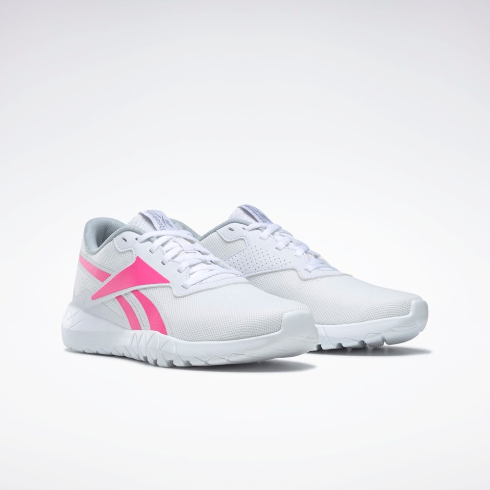 Reebok Flexagon Energy Train 3 Koulutus Shoes Valkoinen Pinkki Harmaat | GSZRPJ-365