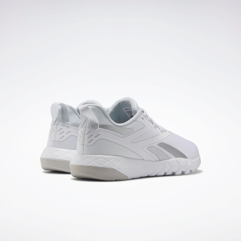 Reebok Flexagon Force 4 Koulutus Shoes Valkoinen Harmaat Hopea | RYHXBQ-257