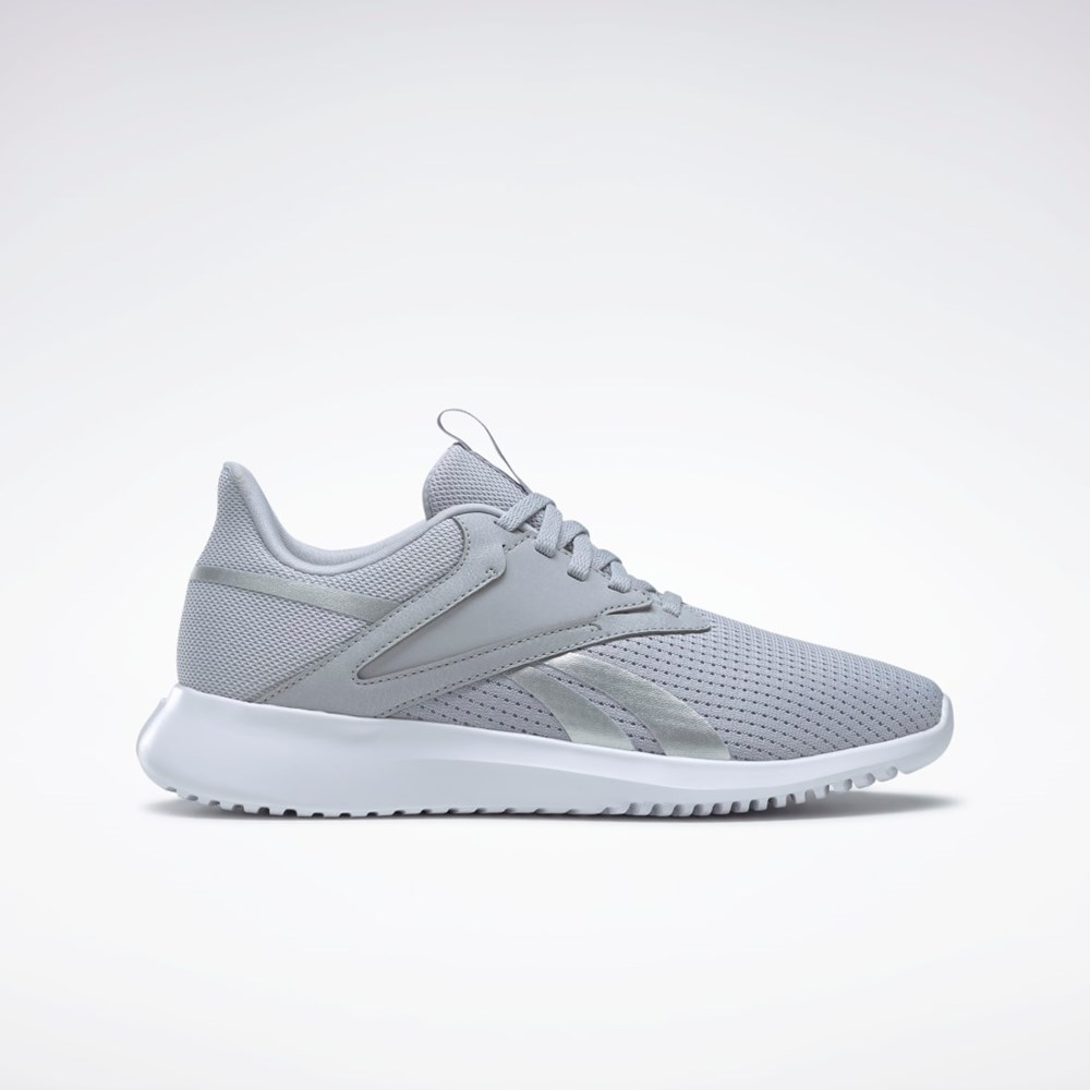 Reebok Fluxlite Koulutus Shoes Harmaat Hopea Valkoinen | DCMPIV-136