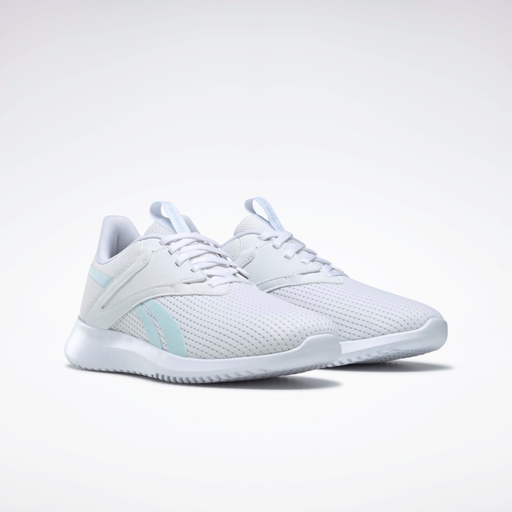 Reebok Fluxlite Koulutus Shoes Valkoinen Sininen Valkoinen | DGQPFA-948