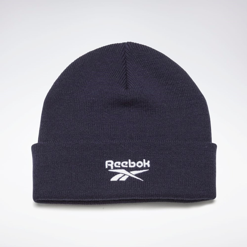 Reebok Foundation Logo Beanie Laivastonsininen | PJYKLH-206