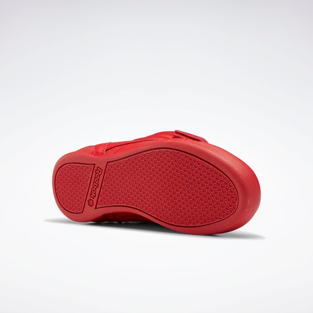 Reebok Freestyle Hi Shoes - Grade School Punainen Punainen Valkoinen | UNADVG-485