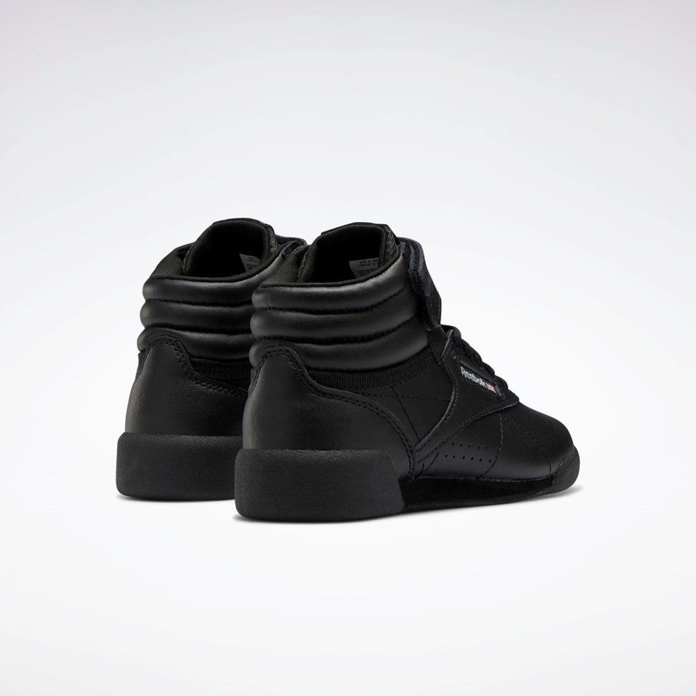 Reebok Freestyle Hi Shoes - Preschool Mustat Mustat Harmaat | BFUDQZ-320