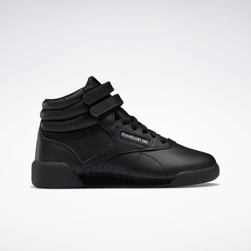Reebok Freestyle Hi Shoes - Preschool Mustat Mustat Harmaat | BFUDQZ-320