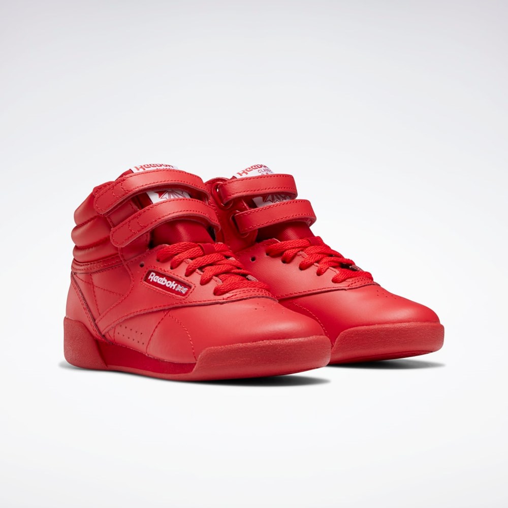 Reebok Freestyle Hi Shoes - Preschool Punainen Punainen Valkoinen | ILWGQA-324